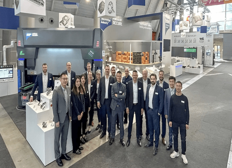 The four-day appearance at the joint stand of MicroStep Europa and Accurl attracted enormous interest. Fiber lasers and bending systems in high demand